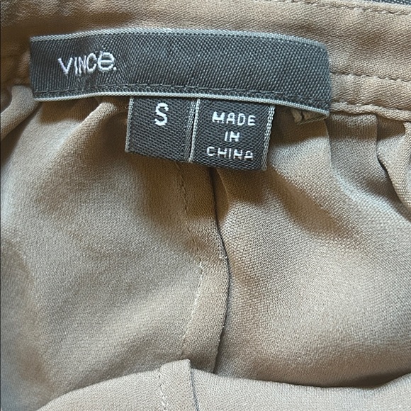 Vince Silk Tan/Beige Blouse - Picture 3 of 3